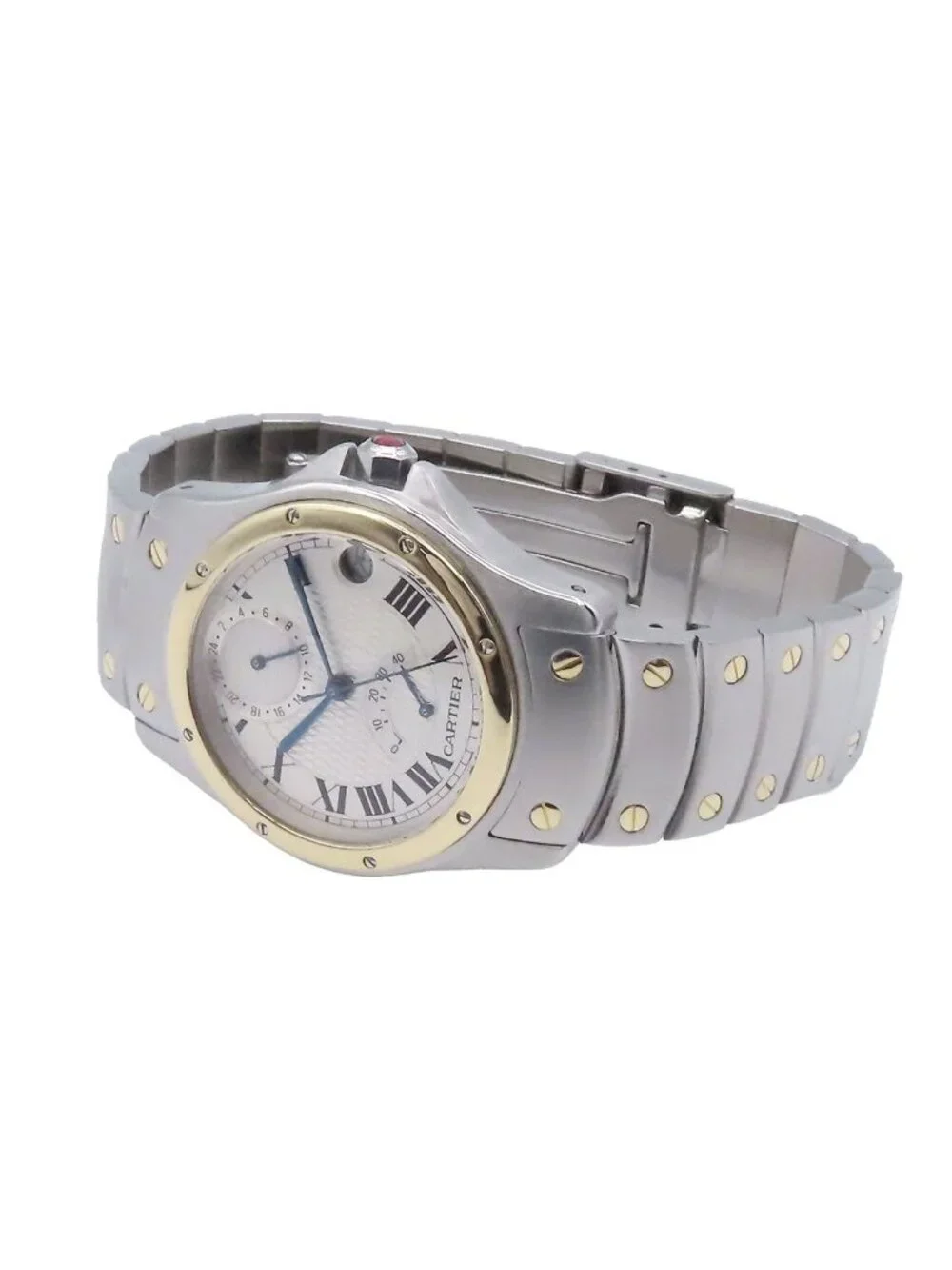 Cartier Santos Ronde Silver Stainless Steel Anniversary This Exclusive Watch